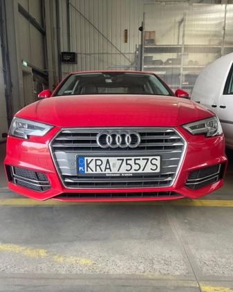 Audi A4 cena 76000 przebieg: 197734, rok produkcji 2015 z Dębno małe 56